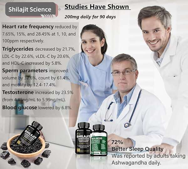 DLNIA Shilajit & Sea Moss Vitality Bundle – 90 Capsules per Bottle - Image 7