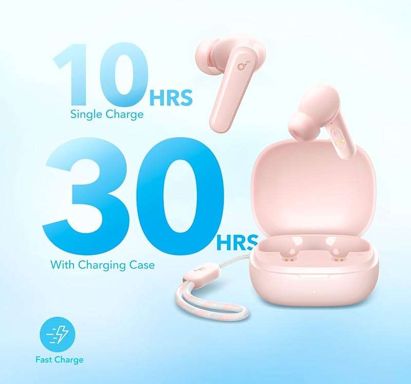 Soundcore by Anker P20i True Wireless Earbuds, 10mm Drivers with Big Bass, Bluetooth 5.3, 30H Playtime, Water-Resistant, 2 Mics for AI Clear Calls, 22 Preset EQs, Customization via App - Image 4