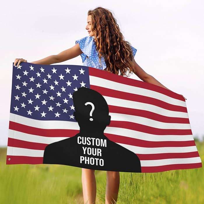 Custom Flag 3x5 Ft Personalized Add Photo To American Flag Customized Room Dorm For Wall Flags Garden Decoration Outdoor Banner - Image 8