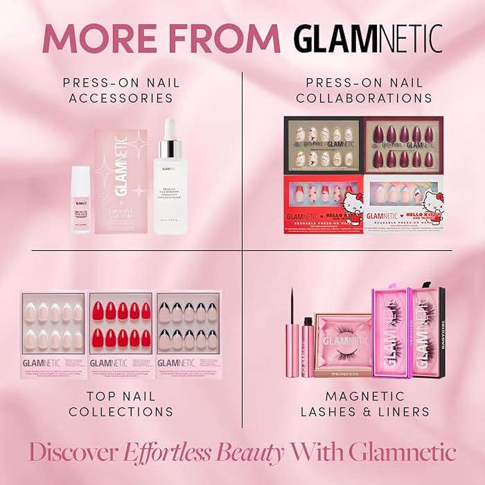 Glamnetic Press On Nails - Fiery Red | Opaque Bright Red Short Almond Fake Nails, Salon Quality | 15 Sizes - 30 Nail Kit with Glue - Image 6