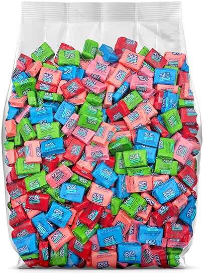 JollyRancher Chews Bulk Candy - 95 Individually Wrapped Assorted Fruit Flavored JollyRanchers Chews - Bulk Chewy Candy Pack - 95 Chewy Fruit Chews - Image 1