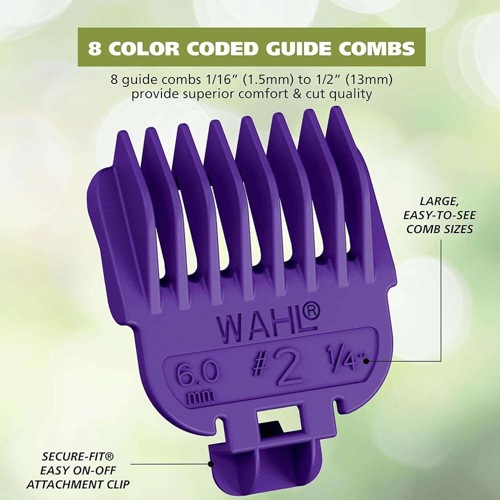 Wahl Color Pro All in One Rechargeable Cordless Color Coded Beard Trimmer with Detail Eyebrow Trimmer and Rotary Nose Hair Trimmer for Men- Model 3025945 - Image 3