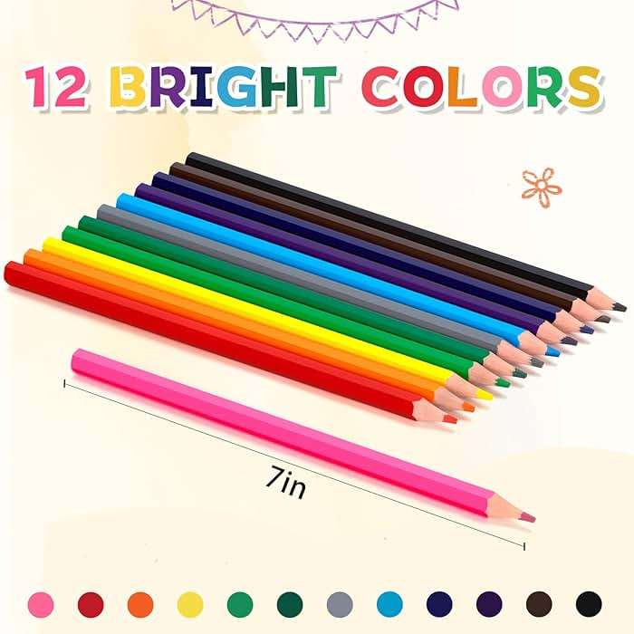 YEGEER 528 Count Colored Pencils Bulk, 12 Assorted Colors, 44 Packs Pre-sharpened Coloring Pencils Set for Kids and Adult, Teachers Essential Classroom Prizes, Back to School Supplies (528) - Image 4