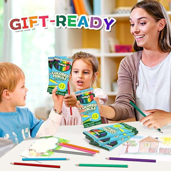 YEGEER 528 Count Colored Pencils Bulk, 12 Assorted Colors, 44 Packs Pre-sharpened Coloring Pencils Set for Kids and Adult, Teachers Essential Classroom Prizes, Back to School Supplies (528) - Image 6