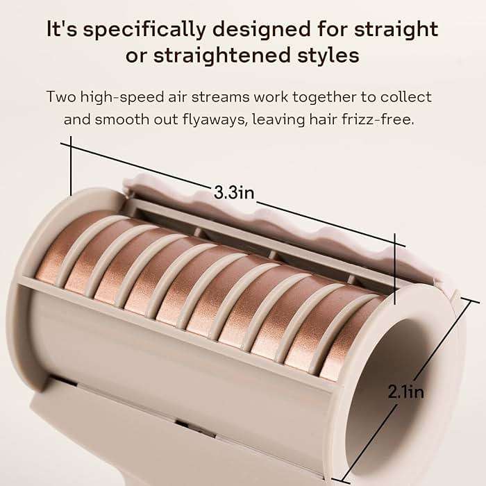 FrizzFighter Finishing Tool for Shark XSKHD4PA FlexStyle, Attachment for FlexStyle Styling System - Image 7