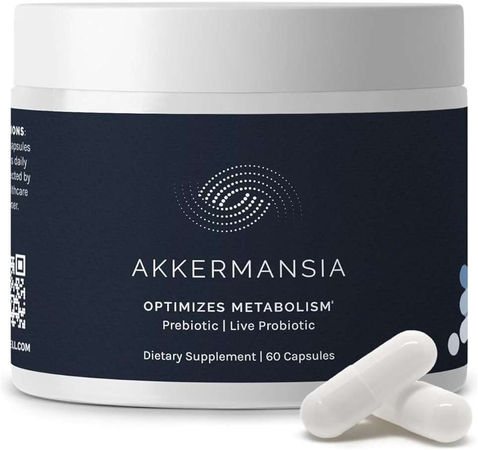 InfiniWell Akkermansia Probiotic for Digestive Health - Support Healthy Longevity, Immunity & A Balanced Gut Microbiome with Akkermansia Muciniphila Probiotics (60 Capsules) - Image 1
