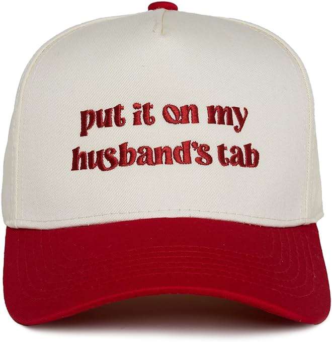 Funky Junque Vintage Canvas Snapback Hat - Adjustable 2 Tone Cap for Men Women - Put It On My, Cowboy, Girl Dad, Funny - Image 1