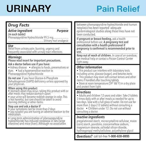 Puregen Labs Urinary Pain Relief | Phenazopyridine HCl 99.5mg Tablets | Maximum Strength OTC for Fast Relief of UTI Pain, Burning and Bladder discomfort – 72 Count Tablets - Image 2