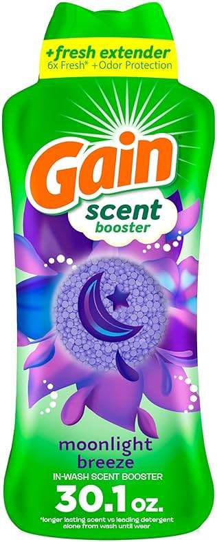 Gain In-Wash Laundry Scent Booster, Moonlight Breeze Scent, 30.1 OZ, Fresh Extender + Odor Protection - Image 1