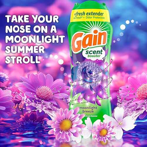 Gain In-Wash Laundry Scent Booster, Moonlight Breeze Scent, 30.1 OZ, Fresh Extender + Odor Protection - Image 3