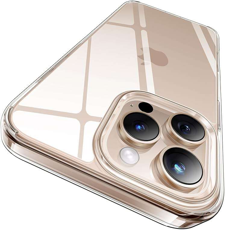 CASEKOO for iPhone 16 Pro Max Case Crystal Clear, [Never Yellow Technology] [12FT Military-Grade Protection] Slim Thin Transparent Cover for iPhone 16 ProMax Phone Case 6.9 inch, Clear - Image 1
