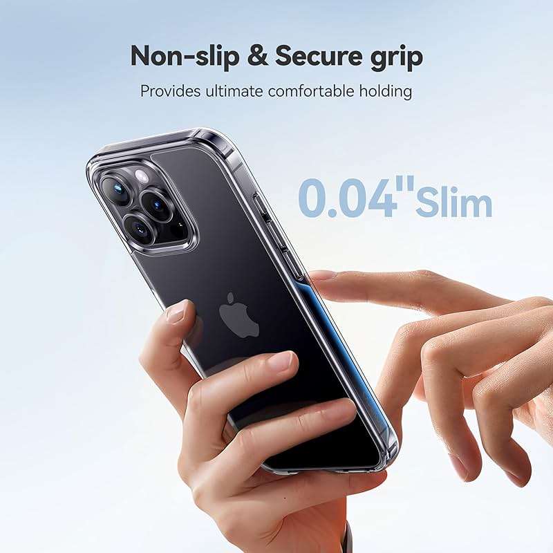 CASEKOO for iPhone 16 Pro Max Case Crystal Clear, [Never Yellow Technology] [12FT Military-Grade Protection] Slim Thin Transparent Cover for iPhone 16 ProMax Phone Case 6.9 inch, Clear - Image 7