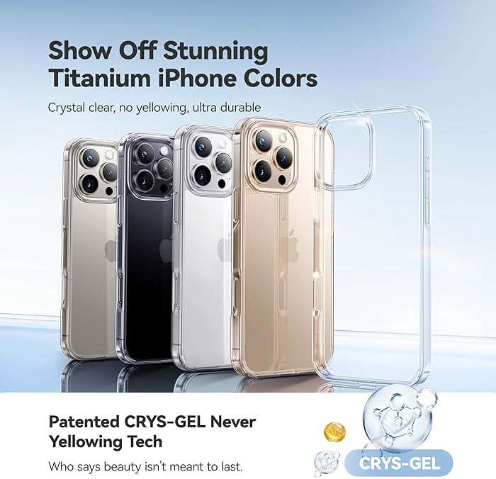 CASEKOO for iPhone 16 Pro Max Case Crystal Clear, [Never Yellow Technology] [12FT Military-Grade Protection] Slim Thin Transparent Cover for iPhone 16 ProMax Phone Case 6.9 inch, Clear - Image 9