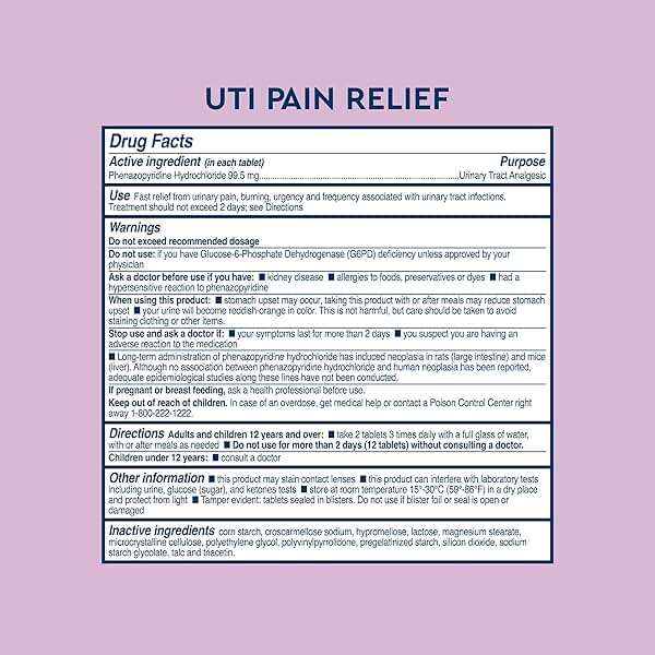 Uqora UTI Emergency Kit - Comes with 2 Urinary Tract Infection Test Strips, 12 UTI Pain Relief Tablets & 12 Infection Control Tablets - Urinary Tract Support - Maximum Strength - Image 3