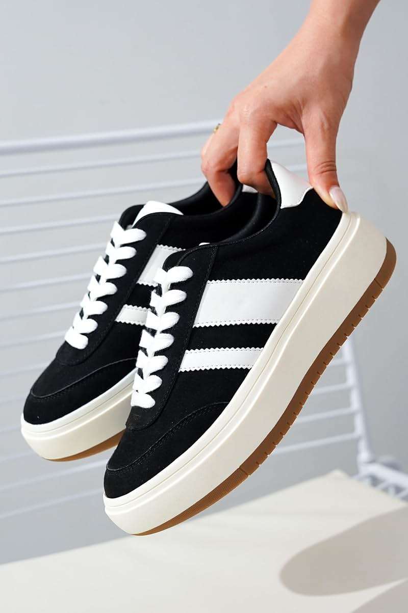 Project Cloud Platform Sneakers for Women - Lightweight Memory Foam Insole Womens Sneakers - Non-Slip Fashion Sneakers for Women Footwear - Women's Fashion Platform Shoes (Nita) - Image 5
