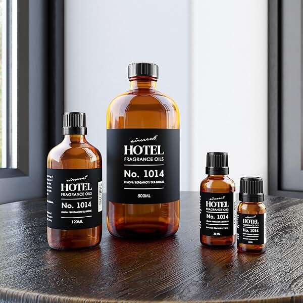AirScent Hotel Diffuser Oil No. 1014 Inspired by The Iconic 5-Star Hotel Coastal Blend - Lemon Bergamot Sea Breeze - 10 mL, 0.34 fl oz Fragrance Oil for Ultrasonic and Waterless Diffusers and Crafting - Image 6