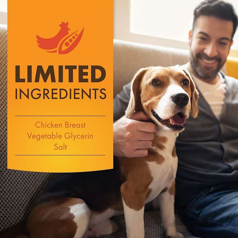 Pur Luv Chicken Jerky Dog Treats, Made with 100% Real Chicken Breast, 32 Ounces, Healthy, Easily Digestible, Long-Lasting, High Protein, Satisfies Dog's Urge to Chew - Image 7