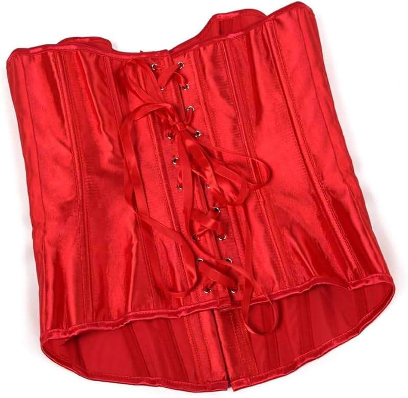 ADELCE Women's Sexy Boned Overbust Shaper Push Up Bodysuit Lace up Corsets and Strap Bustiers Top S-6XL - Image 5