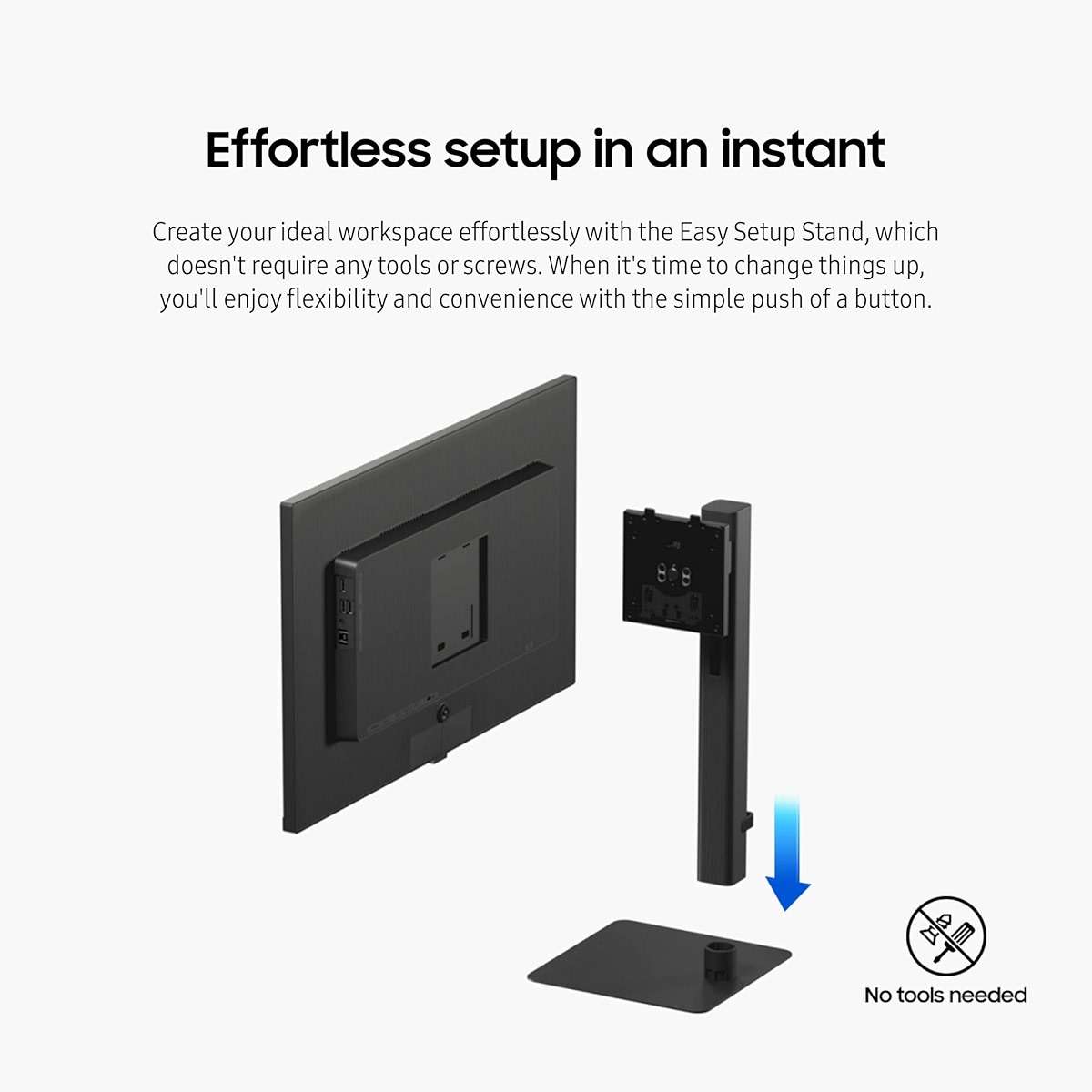 SAMSUNG 27" ViewFinity S6 (S60UD) Series QHD High Resolution Computer Monitor, 100Hz, HDR10, USB-C, Built-In LAN Port, Daisy Chain Support, Easy Setup, Height Adjustable Stand, LS27D606UANXGO, 2024 - Image 5