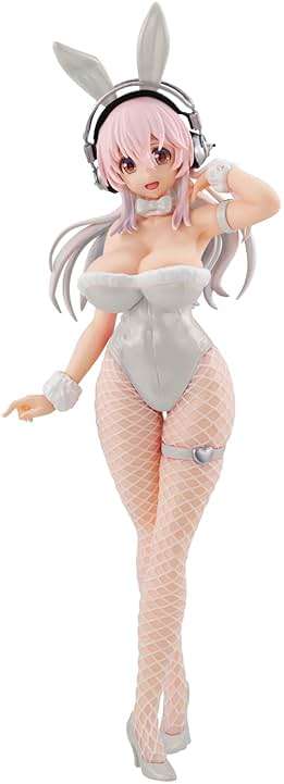 Super Sonico (Pearl White) BiCute Bunnies PVC Figure - Image 1