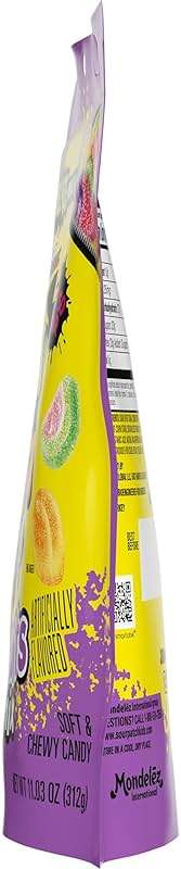 SOUR PATCH KIDS Fruits Mix Soft & Chewy Gummy Candy, Share Size, 11.03 oz - Image 13