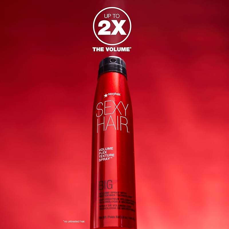 SexyHair Big Volume Flex Texture Spray with Microfiber Technology | Builds Flexible Fullness | Provides Volume Up to 2x - Image 6