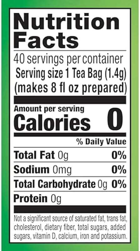Lipton Decaffeinated Green Tea Bags, Unsweetened Teabags for Decaf Hot Tea or Decaf Iced Tea with Flavonoids, 40 Total Tea Bags - Image 2