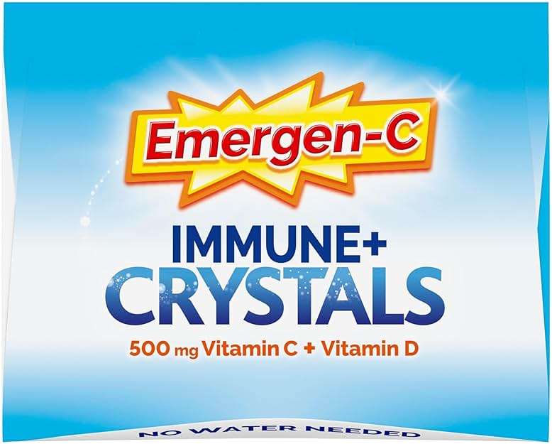 Emergen-C Immune Plus Crystals, On-the-Go Immune Support Supplement with Vitamin C, Vitamin D, B Vitamins, Zinc and Manganese, Berry Lemonade - 28 Stick Packs - Image 10