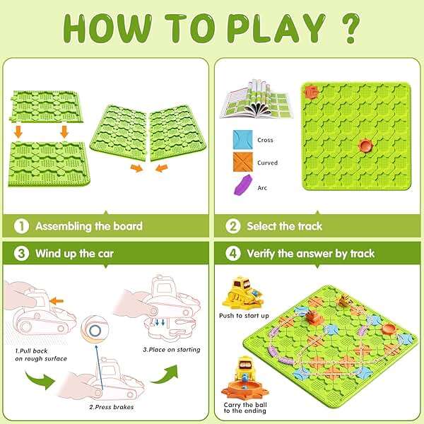 Brain Stem Activity Logic Kits, Board Teaser Games & Puzzles Toys with 200+ Challenges, 4 Difficulty Levels for Kids Ages 3-10, Educational Learning Maze Games for Toddlers - Image 3
