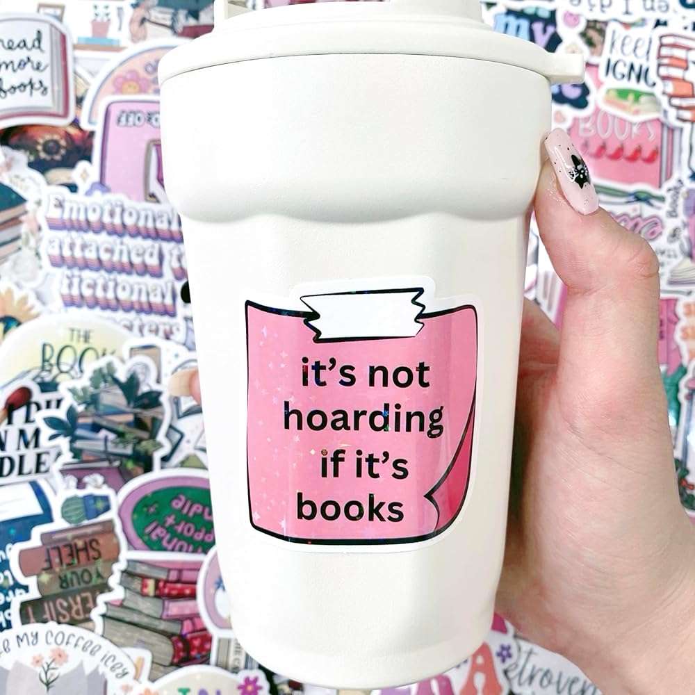 200Pcs Bookish Stickers for Kindle, Book Reading Booktok Aesthetic Stickers, Spicy Fantasy Journal for Adult, Bookish Book Lover Gifts Skin Accessories - Image 2
