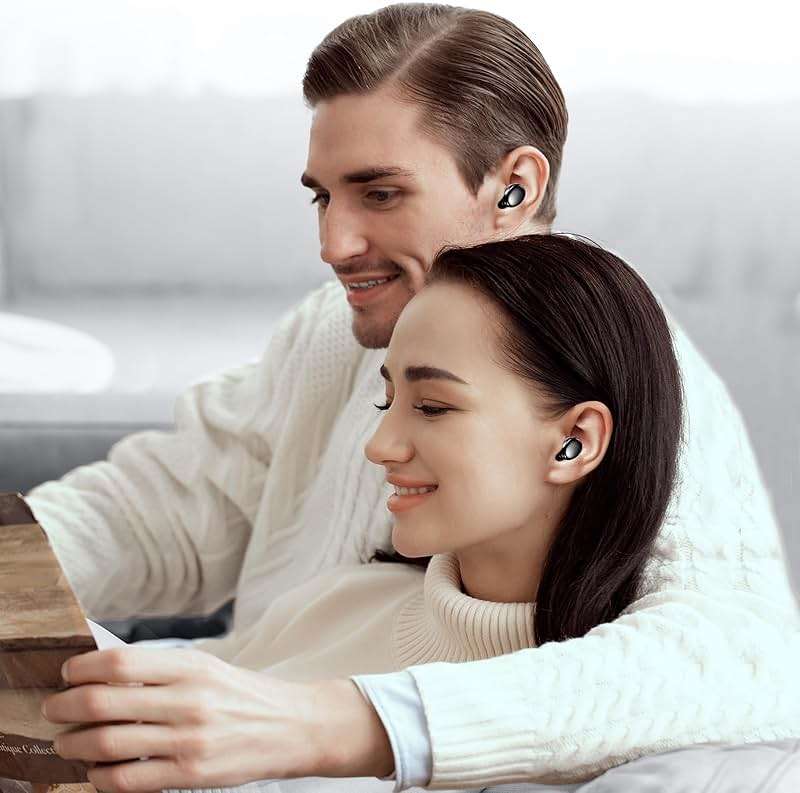 kurdene Wireless Earbuds Bluetooth 5.3 in Ear Buds Light Weight Headphones,Deep Bass Sound,Built in Mics Headset,Clear Calls Earphones for Sports Workout - Image 8