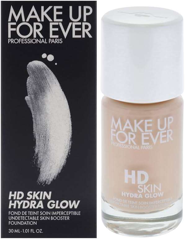 HD Skin Hydra Glow - 1N06 Porcelain by Make Up For Ever for Women - 1 oz Foundation - Image 1