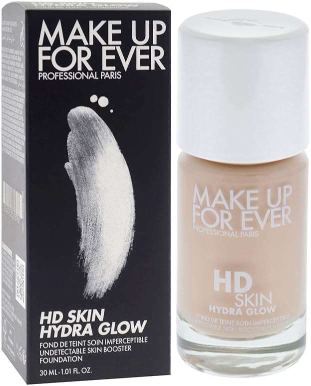 HD Skin Hydra Glow - 1N06 Porcelain by Make Up For Ever for Women - 1 oz Foundation - Image 3