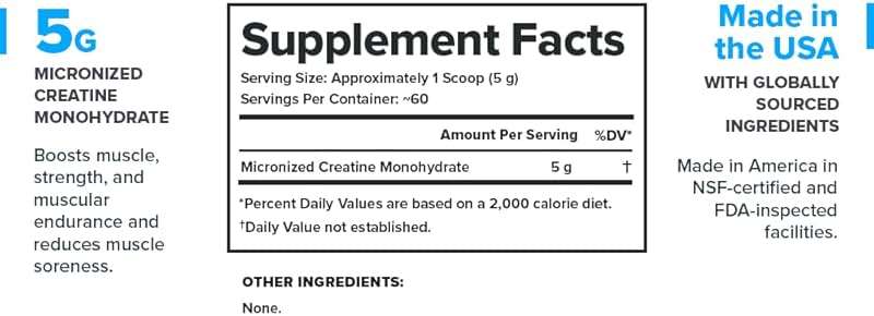 LEGION Micronized Creatine Monohydrate Supplement - Clean Creatine Powder for Muscle Gain & Post Workout Recovery - Micronized Creatine Supplement for Maximum Absorption (60 Servings, Unflavored) - Image 2