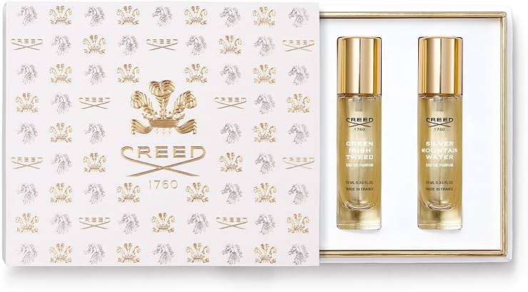 House of Creed Men's Holiday Gift Coffret Set, Features 3 Signature Cologne Scents of Aventus, Green Irish Tweed, & Silver Mountain Water, 3 x 10ml - Image 3