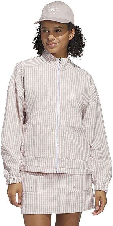 adidas Women's Ultimate365 Gingham Jacket - Image 1