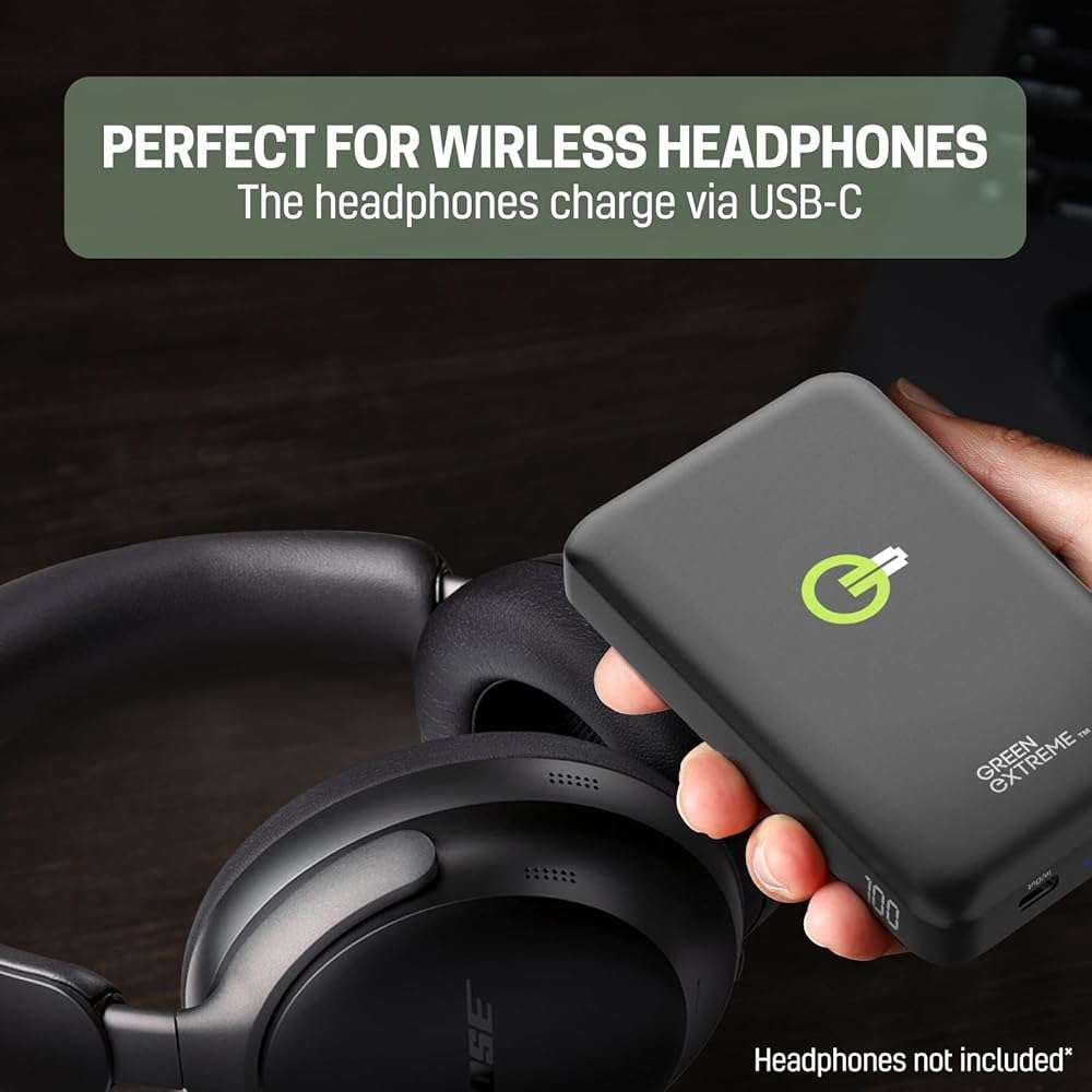 Bose New Ultra Open Earbuds with Immersive Audio, Open Ear Wireless Clip on Earbuds for Comfort, OpenAudio for Awareness, Up to 48 Hours of Battery Life with Green Extreme Portable Charger - Image 6