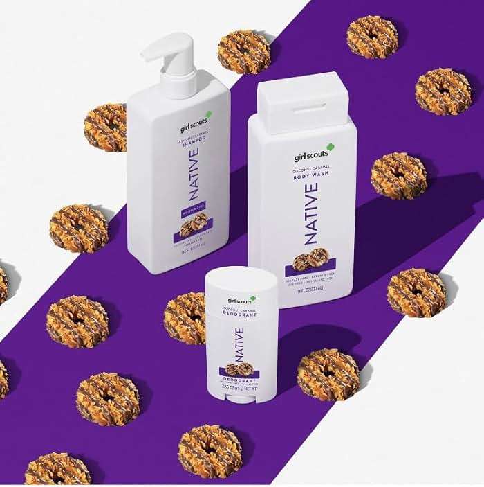 Native Limited Edition Girl Scout Coconut Caramel Cookie Deodorant - 2.65oz, 1 Count (Pack of 1) - Image 4