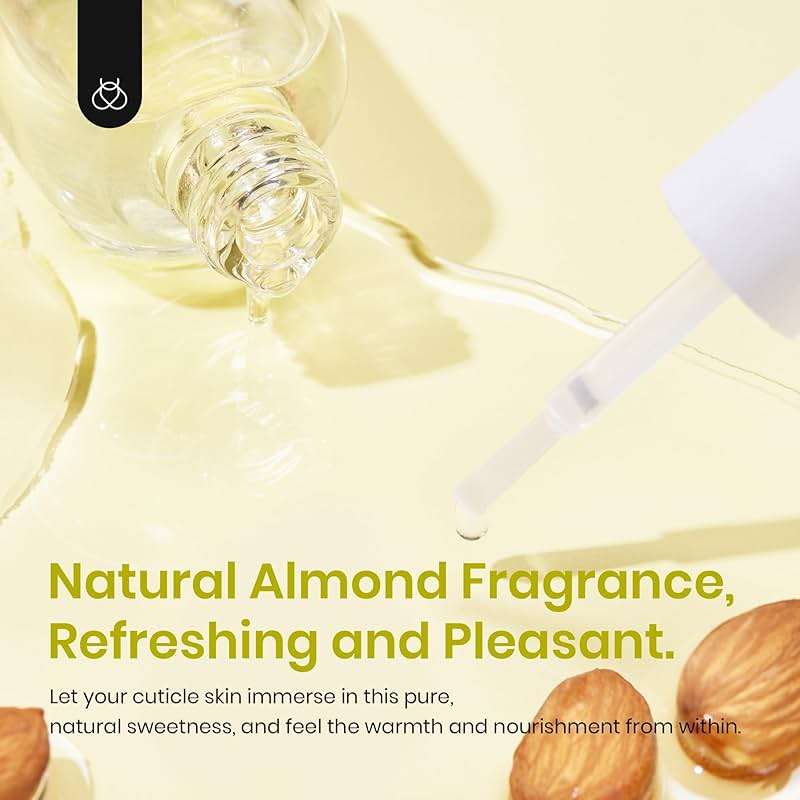 Beetles Cuticle Oil for Nails & Cuticles, 15ml Almond Fragrance Nail Cuticle Oil with Jojoba Oil & Vitamin E, Natural Sweet Almond Oil to Nourish Dry Cuticles, Manicure Salon Gifts for Women - Image 5