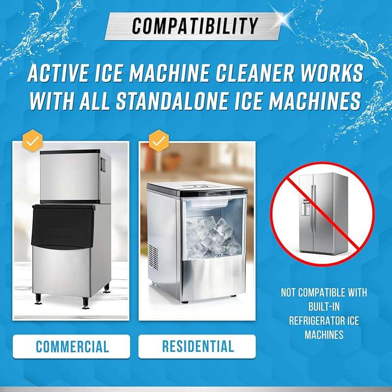 ACTIVE Mold Stain Remover and Ice Machine Cleaner - Includes 7oz Mold Stain Remover Gel and 32oz Ice Maker Cleaning Solution - Image 7