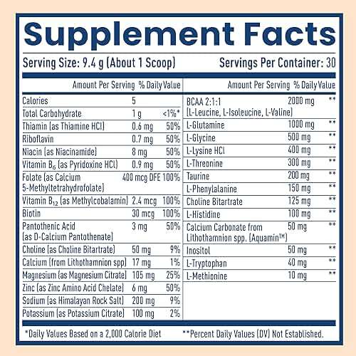 NativePath Hydrate Electrolytes Powder – Zero Sugar Drink Mix with 2,000mg BCAAs, 14 Vitamins & Minerals – Tangerine Keto Hydration for Energy & Recovery, 30 Servings - Image 2