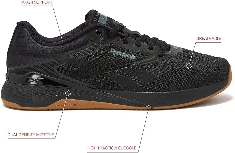 Reebok Nano X5 Mens Shoes, Cross Training Sneakers for Men - Image 2