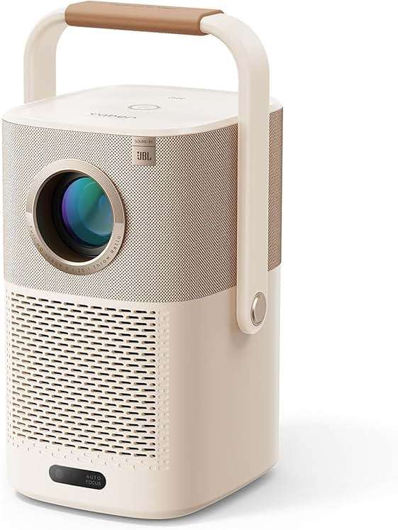 [Sound by JBL & Built-in Battery] Yaber T2 Outdoor Projector with WiFi 6 and Bluetooth, Native 1080P Smart Movie Portable Projector for Inside and Outside, Compatible with TV Dongle (Not included) - Image 1