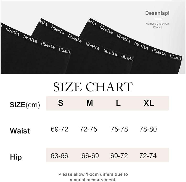 Desanlapi Women's 6 Pack Stretch Cotton Underwear Ladies Sport Boy Short - Image 6