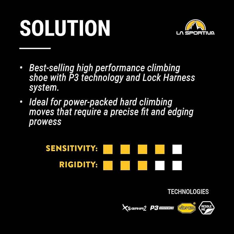 La Sportiva Mens Solution Rock Climbing Shoe - Image 7