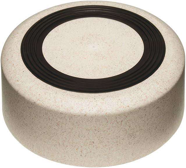 Loving Pets - Dolce Bamboo - Eco-Friendly Pet Bowls & Dishes for Dog, Cats, Puppy Food and Water Dish -Sustainable and Dishwasher Safe, Made with Real Bamboo (Medium, Oat-Beige) - Image 2