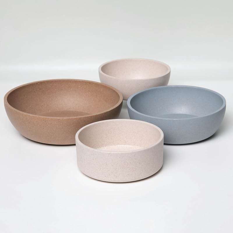 Loving Pets - Dolce Bamboo - Eco-Friendly Pet Bowls & Dishes for Dog, Cats, Puppy Food and Water Dish -Sustainable and Dishwasher Safe, Made with Real Bamboo (Medium, Oat-Beige) - Image 7