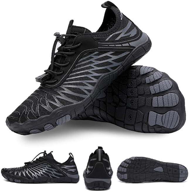 Hike Barefoot Shoes for Women & Men, Pro Hiking & Walking Shoes with Wide Toe Box, Non-Slip, Lightweight & Breathable - Image 1
