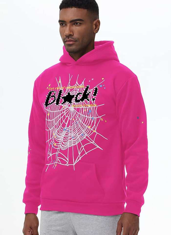 EMILYLE Unisex Hoodie Y2k Cobweb Spider Hoodie Graphic Sweatshirt Novelty Gift - Image 4