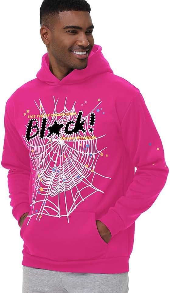 EMILYLE Unisex Hoodie Y2k Cobweb Spider Hoodie Graphic Sweatshirt Novelty Gift - Image 5